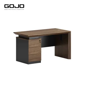 Modern Luxury Office Desk Workstation Design Drawers Executive Computer Table Wooden Work Furniture Set