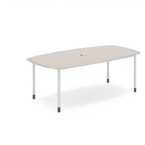 Modern Luxury Office Meeting Room 6 People Convertible Modular Extendable Oval Melamine Conference Table Office School