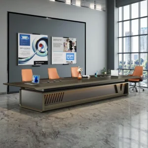 Modern Luxury Office Meeting Table New Wood Furniture for Multi Purpose Negotiations for Commercial Office Conference Room