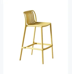 Modern Luxury PP Plastic Bar Chair Eco Friendly Durable Design for Home Bar Restaurants Office Tea Rooms Dining