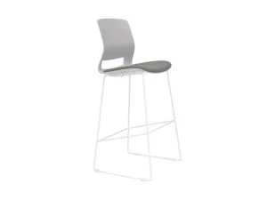 Modern Luxury PP Plastic & Steel Bar Chair Eco Friendly Durable Design for Restaurants Bars Office Tea Rooms Dining