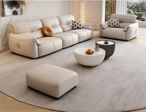 Modern Luxury Presidential Office Sofa Set Customizable Colors Office Living Room Hotel School Hospital Use Commercial