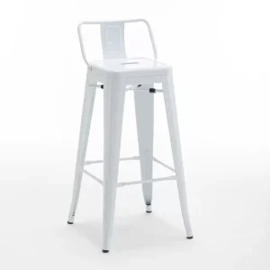 Modern Luxury Simple Style Bar Stools Customizable Carbon Steel Metal High Chair Bar Furniture