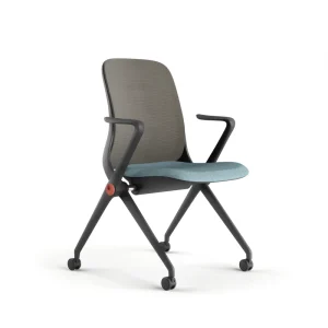 Modern Luxury Stacking Padded Training Conference Chair Commercial Office Furniture for Meeting Room School Foldable Feature