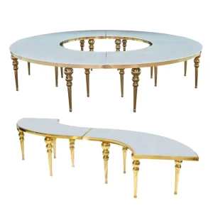 Modern Luxury Stainless Steel Table for Home or Hotel Living Room Furniture