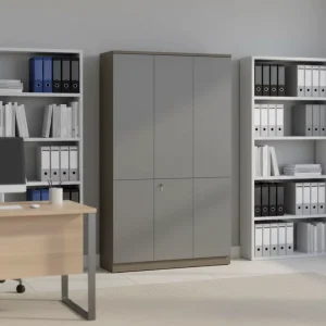 Modern Luxury Style Solid Wood Filing Cabinets Durable Office Building Wall Storage Commercial Office Furniture