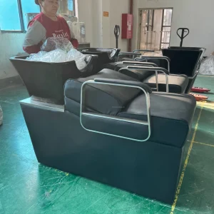 Modern Luxury Thai Style Massage Shampoo Bed Hair Salon Washing Chair with Footrest