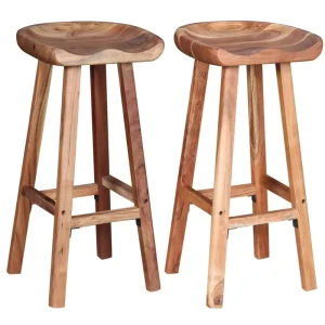 Modern Luxury Wood Bar Chairs Custom High Counter Height Outdoor Lounge for Home Kitchen Breakfast Island Restaurant Dine