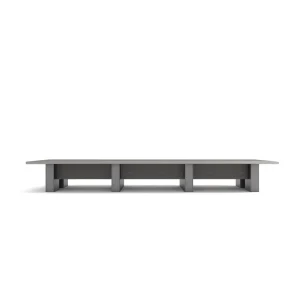 Modern Luxury Wooden Conference Table with Power Outlet for Office Meeting Room