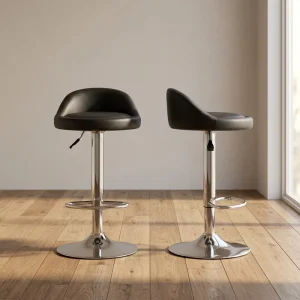 Modern Luxury bar Stools for Kitchen Adjustable bar Chair Casual Coffee Shop Dining Reception Desk Use Counter Swivel bar Stool