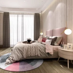 Modern MDF Commercial Hotel Bedroom Furniture Set for Girls Eco-Friendly & Durable