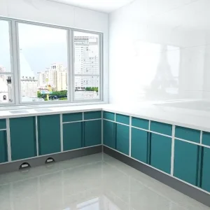 Modern Medical Laboratory Cabinet Set Clinical Workbench Furniture for Hospital Lab Room
