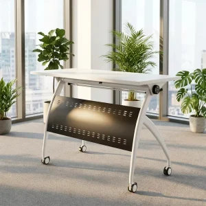 Modern Meeting Room Modular Removable Foldable Tables Portable Training Desk with Epoxy Powder Coated Finished
