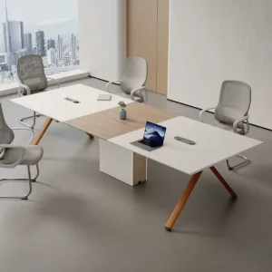 Modern Melamine Conference Desk Set for Office Home Office & Hotel Use