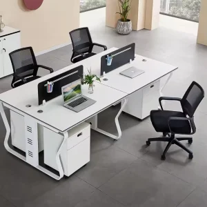 Modern Mesh Office Chair with Aluminum Alloy Armrest Lifting Swivel Function for Home Computer Use