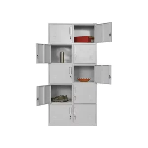 Modern Metal Adjustable Home Office Lockable File Cabinet with 3 Drawers for Document Storage