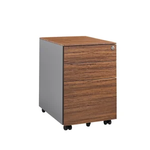 Modern Metal Adjustable Three Drawer Movable Eco Friendly Durable Filing Cabinet for Office Home Office School