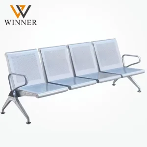Modern Metal Airport Hospital Public Seating 3 Seat Waiting Chair W9802 for Waiting Areas