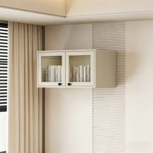 Modern Metal Bookcase Wall Hanging File Cabinet Steel Fireproof Filing Cabinet Save Spacing Steel Bookcase for Home Living Room