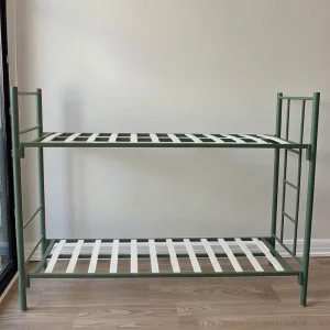 Modern Metal Bunk Bed for Hostel Apartment Use Customizable Size Color Easy Assembly 250 400kg Load Capacity