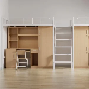 Modern Metal Bunk Beds for Adults Efficient Use in Student Apartments Bedrooms Schools & Hospitals Dormitory Furniture