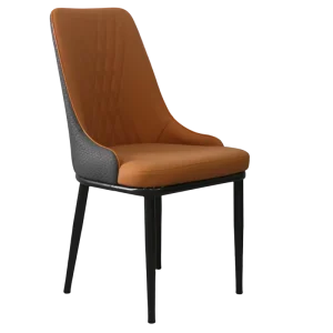Modern Metal Dining Chair Industrial Style Sturdy Frame Indoor Chair for Home Kitchen Restaurant Commercial Use Furniture
