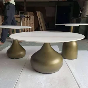 Modern Metal Extendable Corner Creative Coffee Table Sofa Edge Small Apartment Home Hotel Living Room Furniture