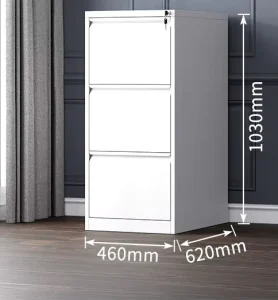 Modern Metal File Cabinets 2 3 4 Drawers Steel Gooseneck Handle Lockable Silent Home Office Hotel Factory Storage Furniture