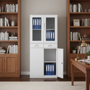 Modern Metal Filing Cabinets Steel Document Storage for Home & Commercial Use Bedrooms Libraries Workshop Kitchen Outdoor Spaces