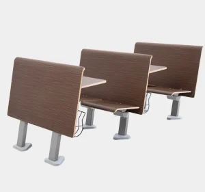 Modern Metal Folding Step Bench Desk for Lecture Hall Classroom Study College School Commercial Use Customizable