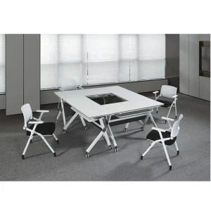 Modern Metal Folding Training Table for Schools Conferences Hotels Home Office Hospitals Office Furniture