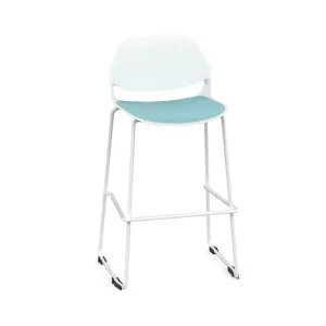 Modern Metal High Bar Chair for Dining and Home Bar