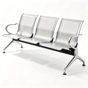 Modern Metal Hospital and Hotel Waiting Room Chairs for Commercial Use 3-Seater Hospital Waiting Chairs