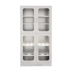 Modern Metal Laboratory Storage Cabinet Efficient Organization Furniture for School Lab Chemical Reagent Glass Cupboard