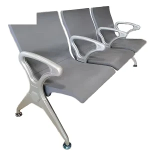 Modern Metal Leather Waiting Chair for Airport School Hospital Outdoor Commercial Use