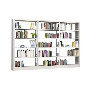 Modern Metal Library Bookshelf for School and Outdoor Use