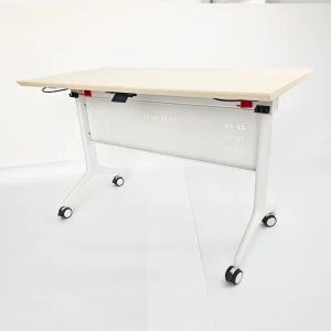 Modern Metal Office Furniture Folding Table Executive Computer Desk Modular Easy to Assemble Study Table Commercial Use
