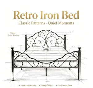 Modern Metal Queen Size Double Bed Frame for Dormitory and Hotel Use