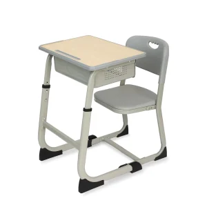 Modern Metal School Set Furniture for Classroom and Living Room Bedroom Use Student Desk and Chair