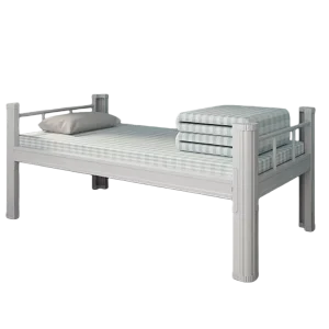 Modern Metal Single Dormitory Bed for School Apartment Hotel Hospital Bedroom Use