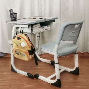 Modern Metal Stationery Furniture Chair Adjustable Height Children’s School Set Desk Suitable for Students to Use