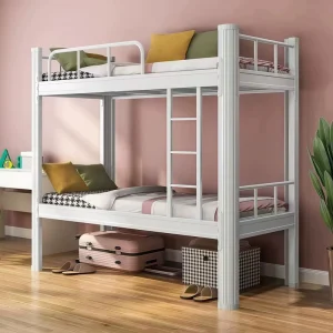 Modern Metal Triple Bunk Bed Frame for School Dormitory and Bedroom Use Adult & Student