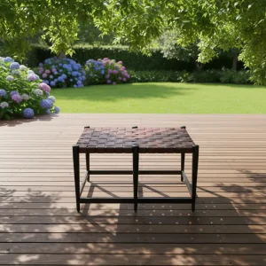 Modern Minimalism Stainless Steel Shoe Changing Stool Ottoman Sofa Bench for Bathroom Gym Living Room