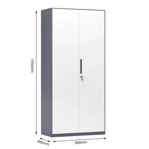 Modern Minimalist Adjustable Steel Filing Cabinet with Clean Lines for Contemporary Home Office and Workspace Decor