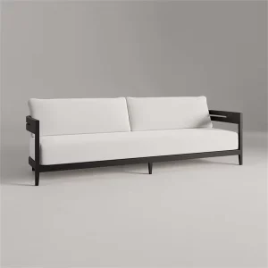 Modern Minimalist Aluminum Outdoor Sofa Set Waterproof for Hotel Villa Balcony Pool Terrace