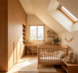 Modern Minimalist Eco Friendly zero Formaldehyde Natural Material Kids Nursery Furniture Bamboo Baby Closet Wardrobe