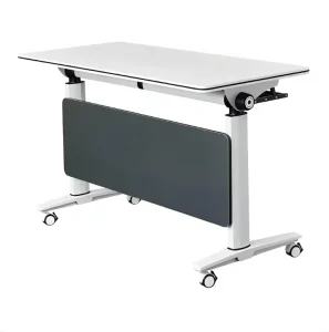 Modern Minimalist Folding Rectangular Training Table for Training Institutions Schools and Staff Meetings