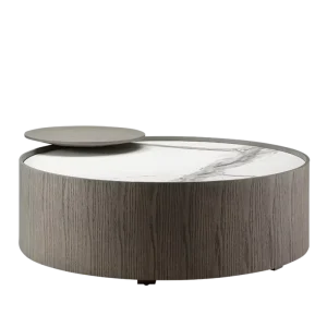 Modern Minimalist Italian Rock Slab Coffee Table