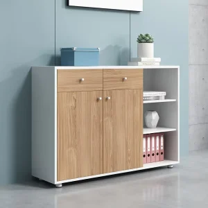 Modern Minimalist Melamine Modular Extendable File Cabinet Low Floor standing Partition Side Data Archive Tea Cabinet Kitchen
