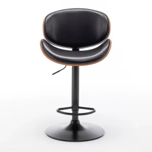 Modern Minimalist Metal Bar Stool Swivel Backrest Height Adjustable Light Luxury Home Use Commercial Bar Furniture